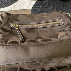 Coach Crossbody Bag Larger Size Brown 