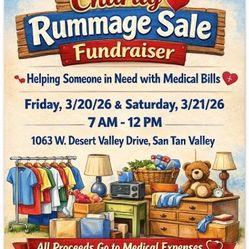 Charity Fundraiser Rummage Sale