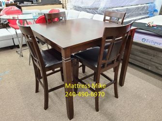 New Ashley Furniture D384 Bennox DRM Counter Table 5pc Set