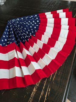 Fourth of July swag decoration