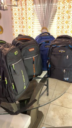 12 backpack blue, black