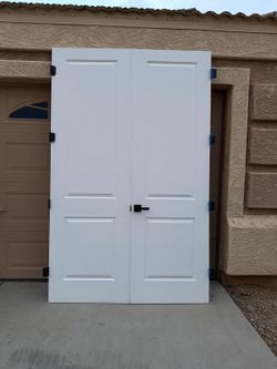 Two panel doors