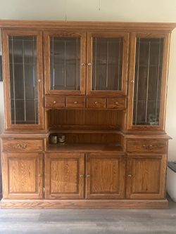 Hutch china cabinet buffet