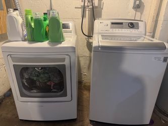 LG Top Load Washer and Dryer Set