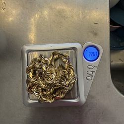 14k 13mm Rope Chain
