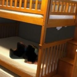 Full Over Full Bunk Bed For Sale