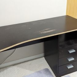 Computer Desk with Multiple Drawers - $20 (Framingham)

