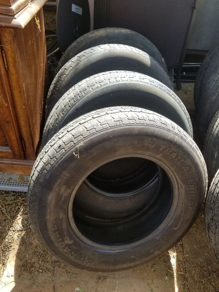 Trailer tire..