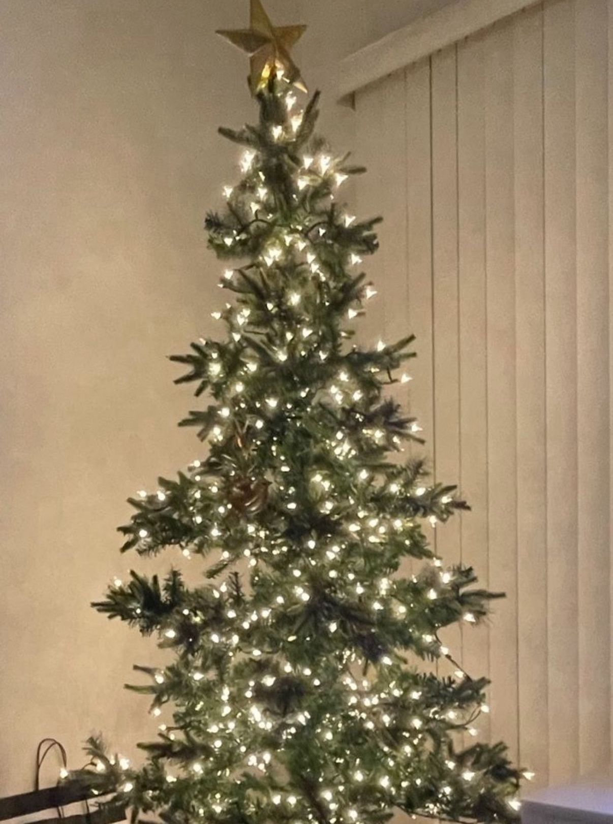 Wayfair Christmas Tress + Added Lights + Storage  Bag 