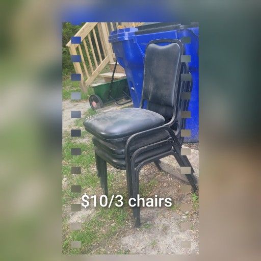 3 Chairs Not Folding