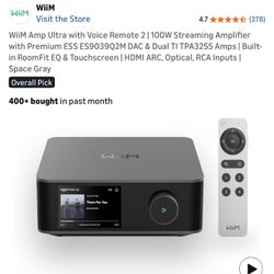 WiiM Amp Ultra with Voice Remote 2