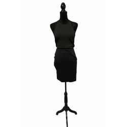 Women’s 2 Piece Black Halter Top and Stretchy Skirt Set Az Large New No Tags L
