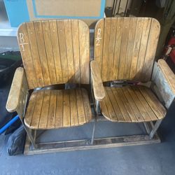 Vintage Baseball Stadium Seats 