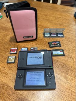 Nintendo DS lite - Crimson/black