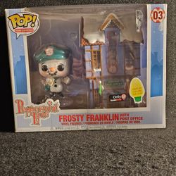 GameStop Exclusive 2019 Funko Pop! Frosty Franklin With Lighted Post Office