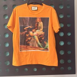  Limited Edition Gucci By Ignasi Monreal "GucciHallucination" T-shirt  orange size Small / Medium Worn Gently A  Couple Times