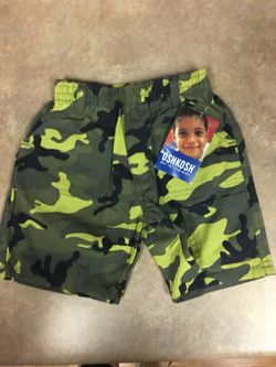 Osh Kosh boys camouflage shorts 3/$20