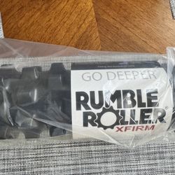 💪 RumbleRoller XFirm Foam Roller - Deep Tissue Massage Tool (Brand New) 🖤