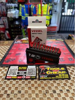 VESSEL Impact Ball 11pc. Bit Set