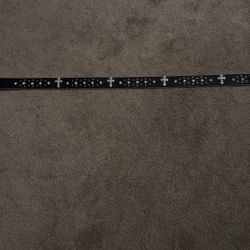Y2K Belt With Crosses