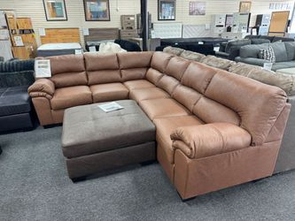 Leather Sectional delivery Available