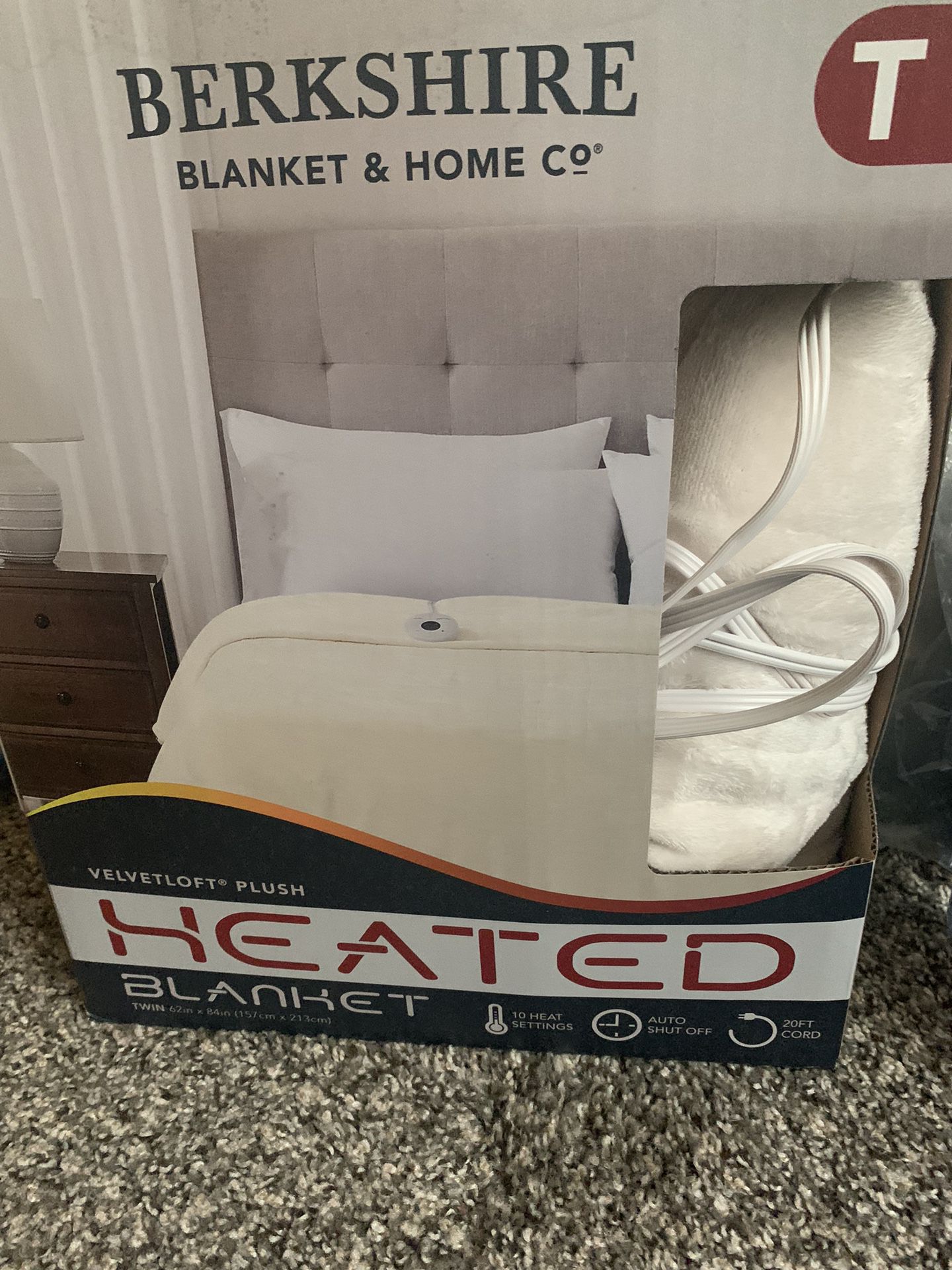 Berkshire Heated Blanket $30