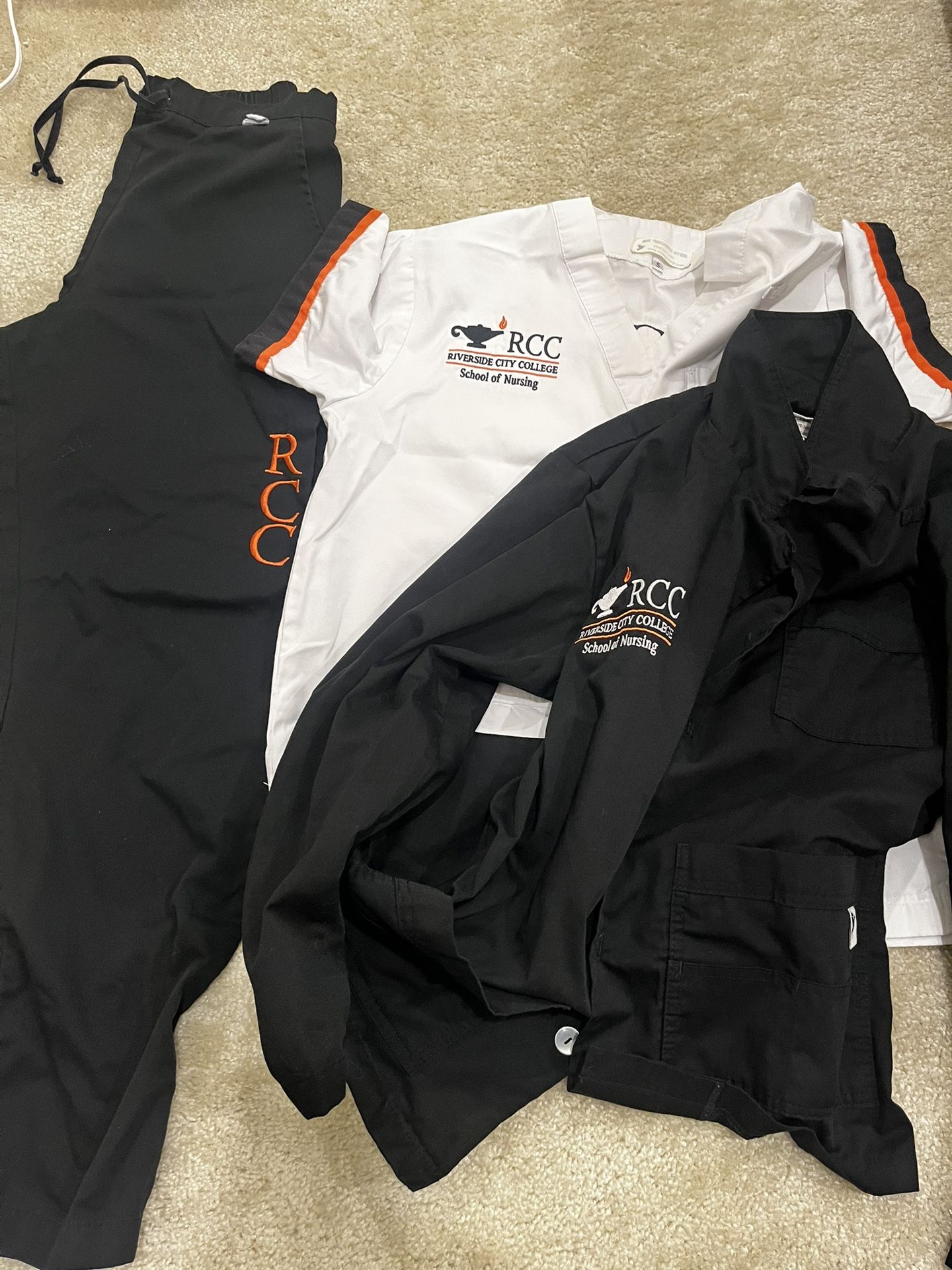 RCC RN uniform 1 Set, Small. Pant, Shirt, Jacket