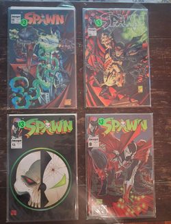 4 SPAWN Comics