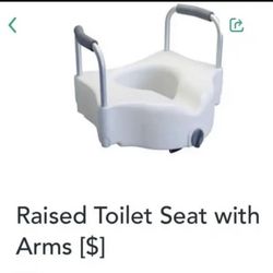 Raised Toilet Seat W Handles