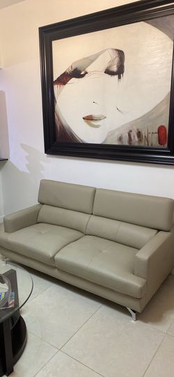 72” Taupe Sofa