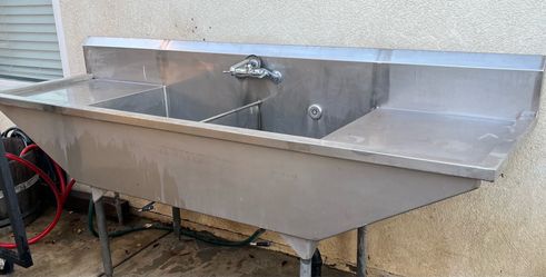Stainless Steel Commercial Grade Double Sink