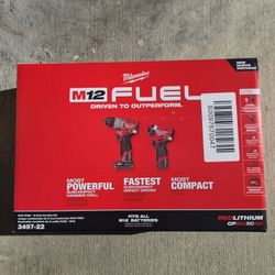 Milwaukee 12v Fuel Combo Kit Brand New 
