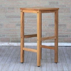 BRAND NEW Outdoor Furniture Teak 100% FSC Certified Wood Stool
