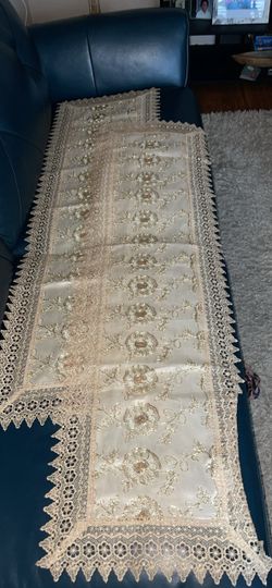 Set of Embroidered Table Runners