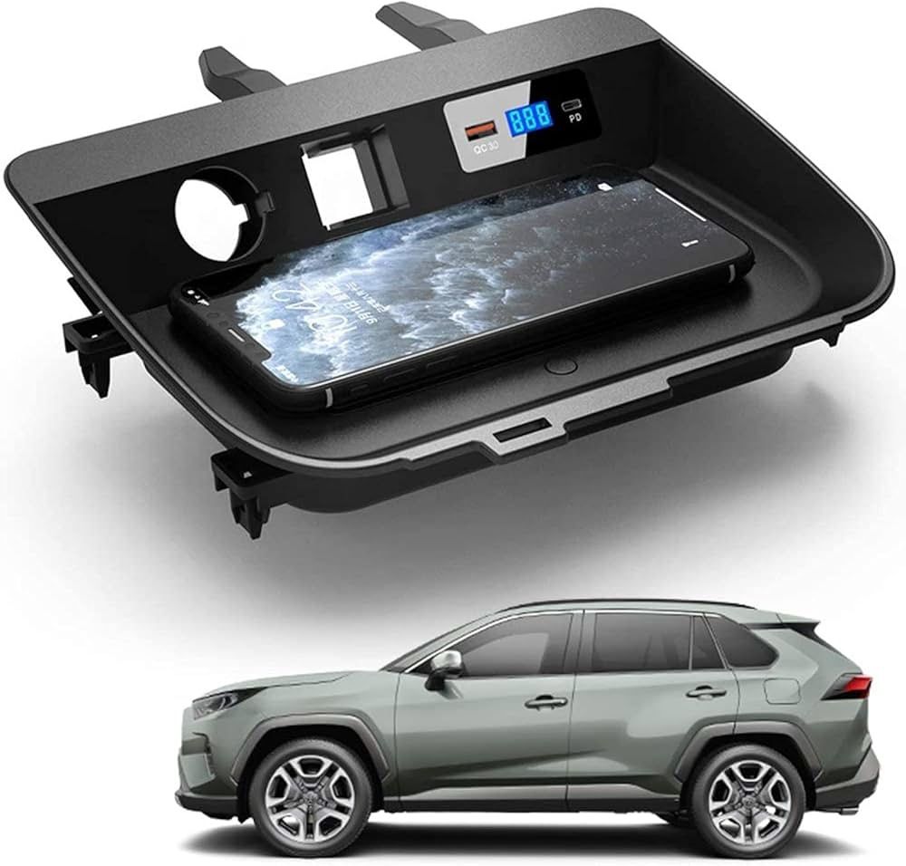 Car Wireless Charger for RAV4 2019-2025