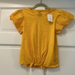 Lucky Brand yellow top, size M (8/10) runs small.