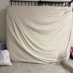 King size bed with mattress