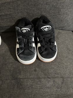 Adidas Campus Toddler Sneakers Black Suede