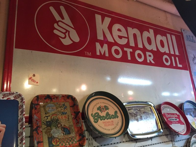 Kendall Motor Oil metal sign