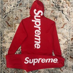 Supreme Suit Size Large Red Or Black 