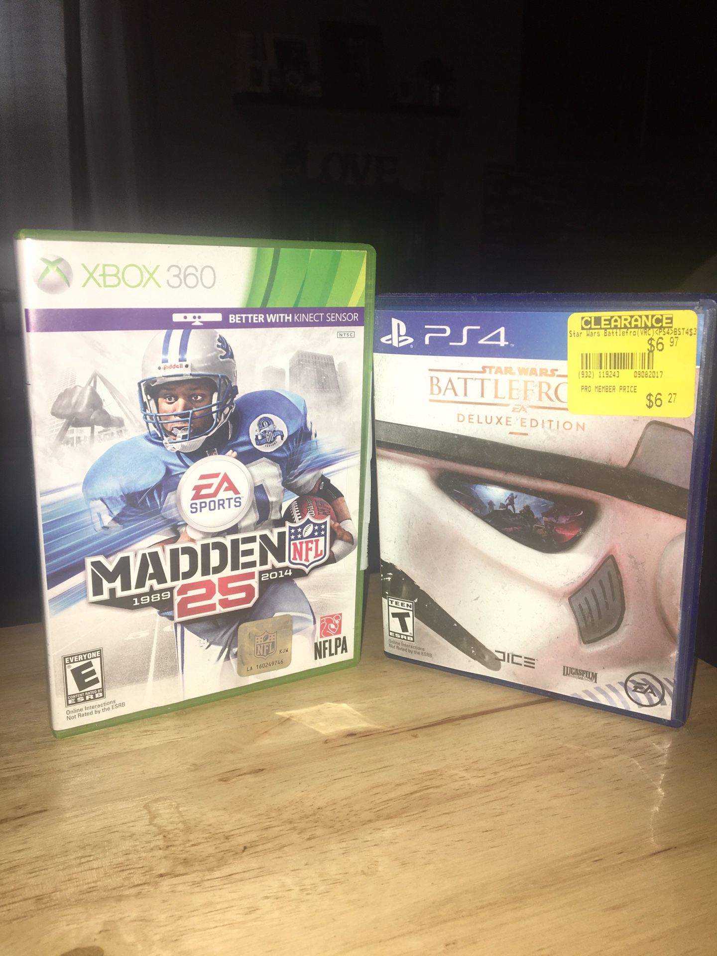 PS4 and XBox 360 games for Sale