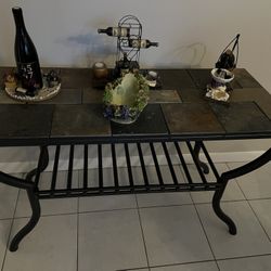 2 piece set side end table and coffee table 