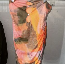 Tie Dye Bodycon Dress 
