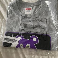 Supreme Bear Tee GREY size MEDIUM