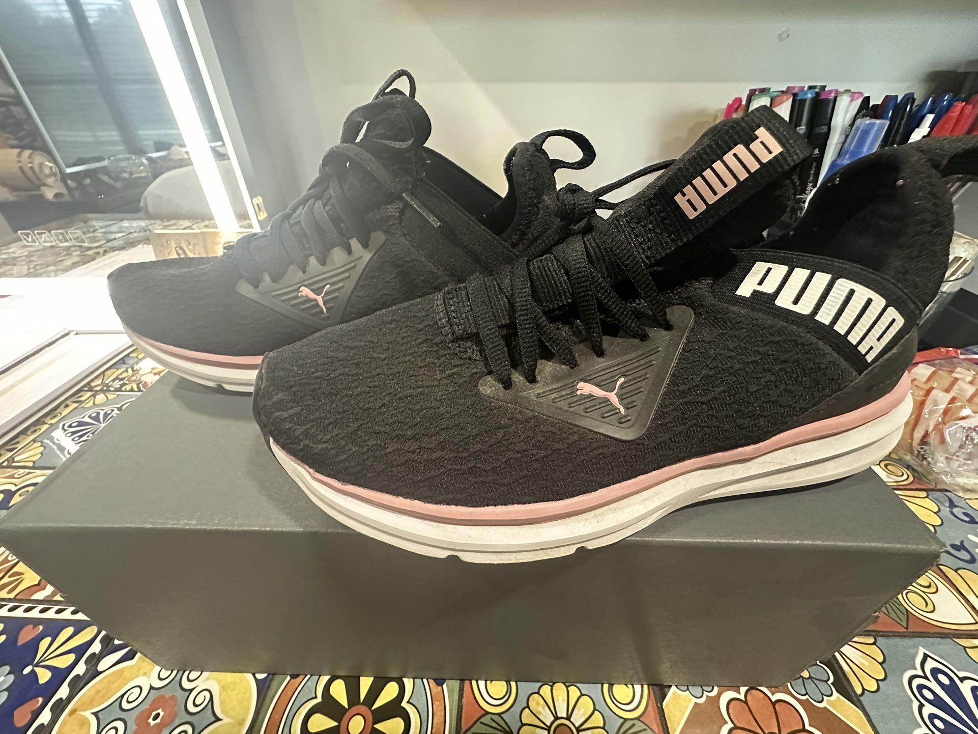 Women Puma Pink And Black