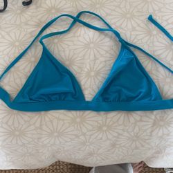 Blue Bikini Top