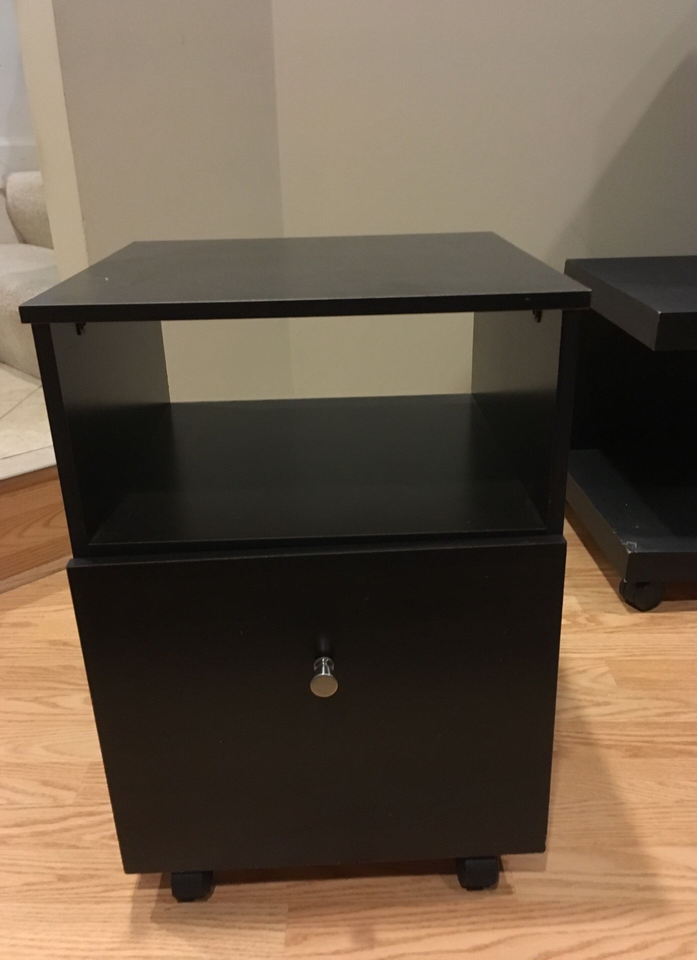 Small portable file cabinet