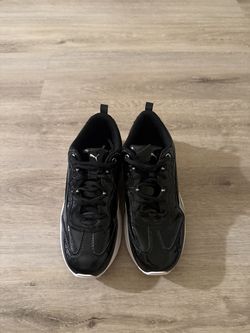 Puma Silver and Black Women’s Sneakers
