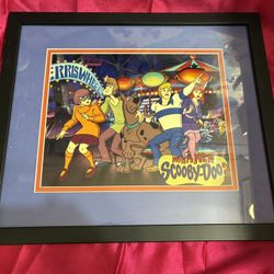 Framed “What’s New Scooby-Doo?” Animation Art— Carnival Scdne 