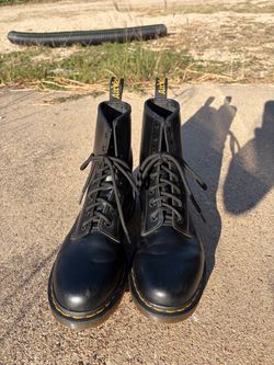 Dr. Martens 1460 Black Leather Lace-Up Boots